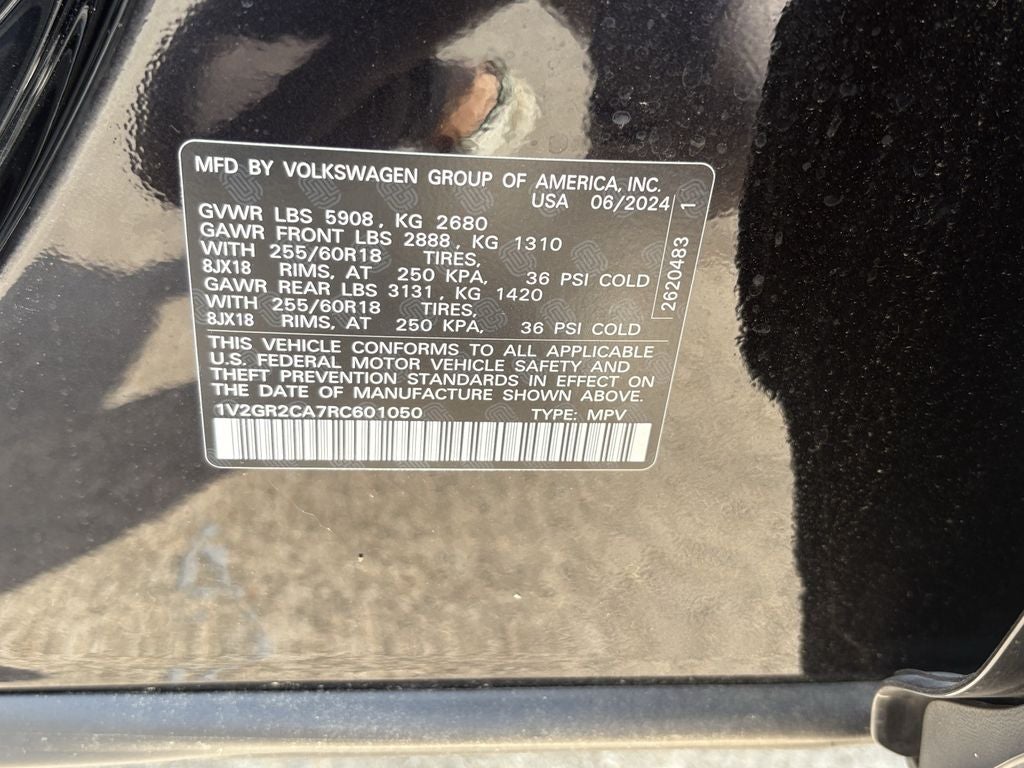 2024 Volkswagen Atlas 2.0T Peak Edition SEL