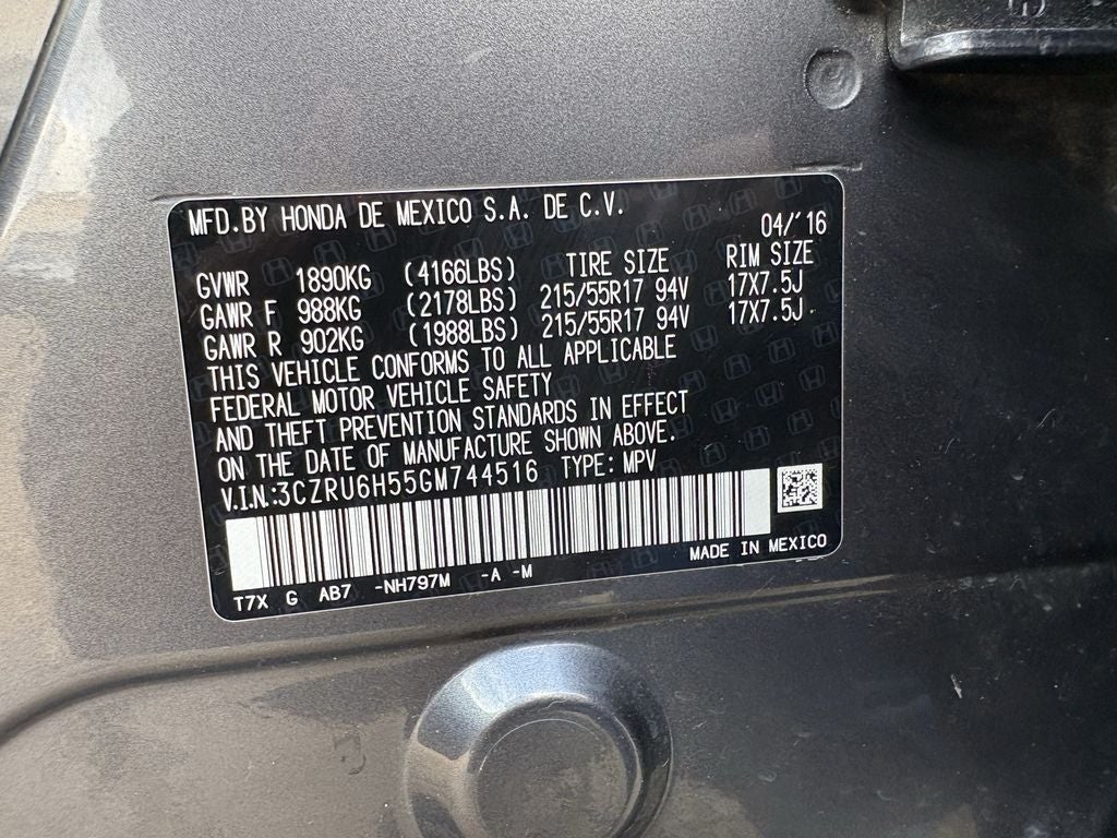 2016 Honda HR-V EX