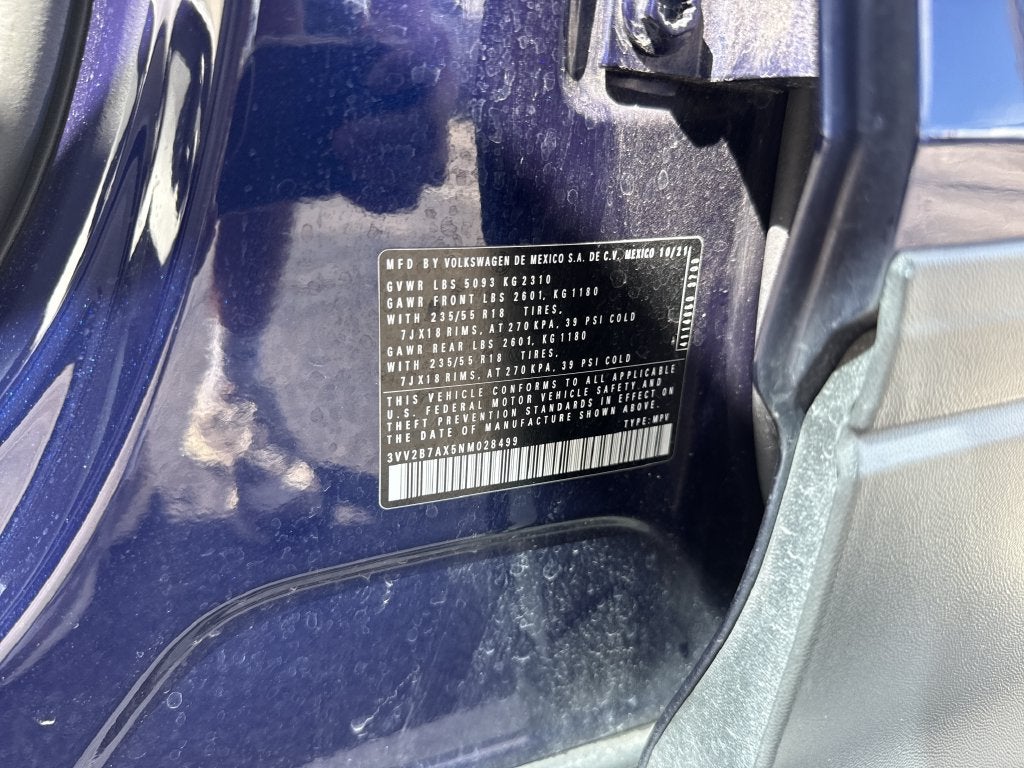 2022 Volkswagen Tiguan 2.0T SE