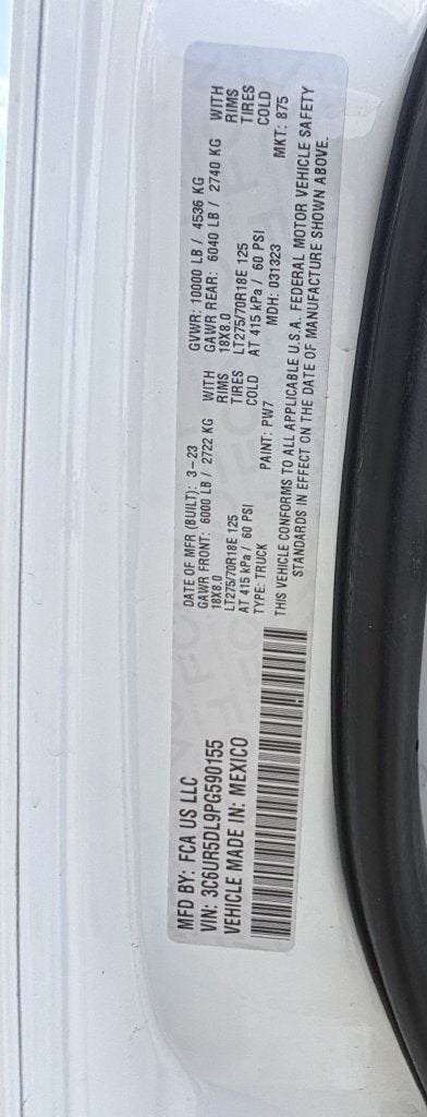 2023 RAM 2500 Big Horn