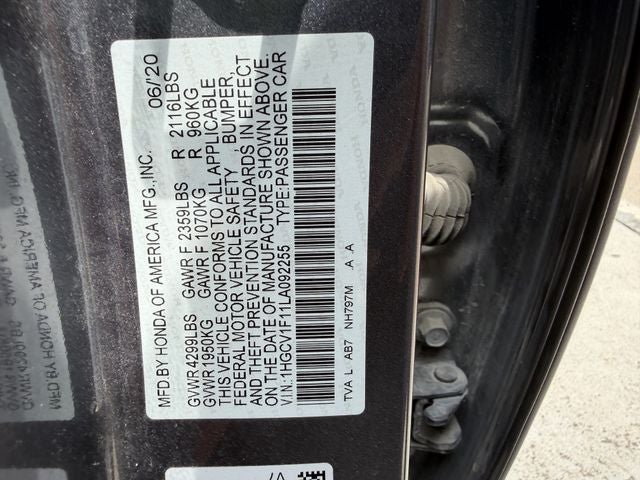 2020 Honda Accord LX