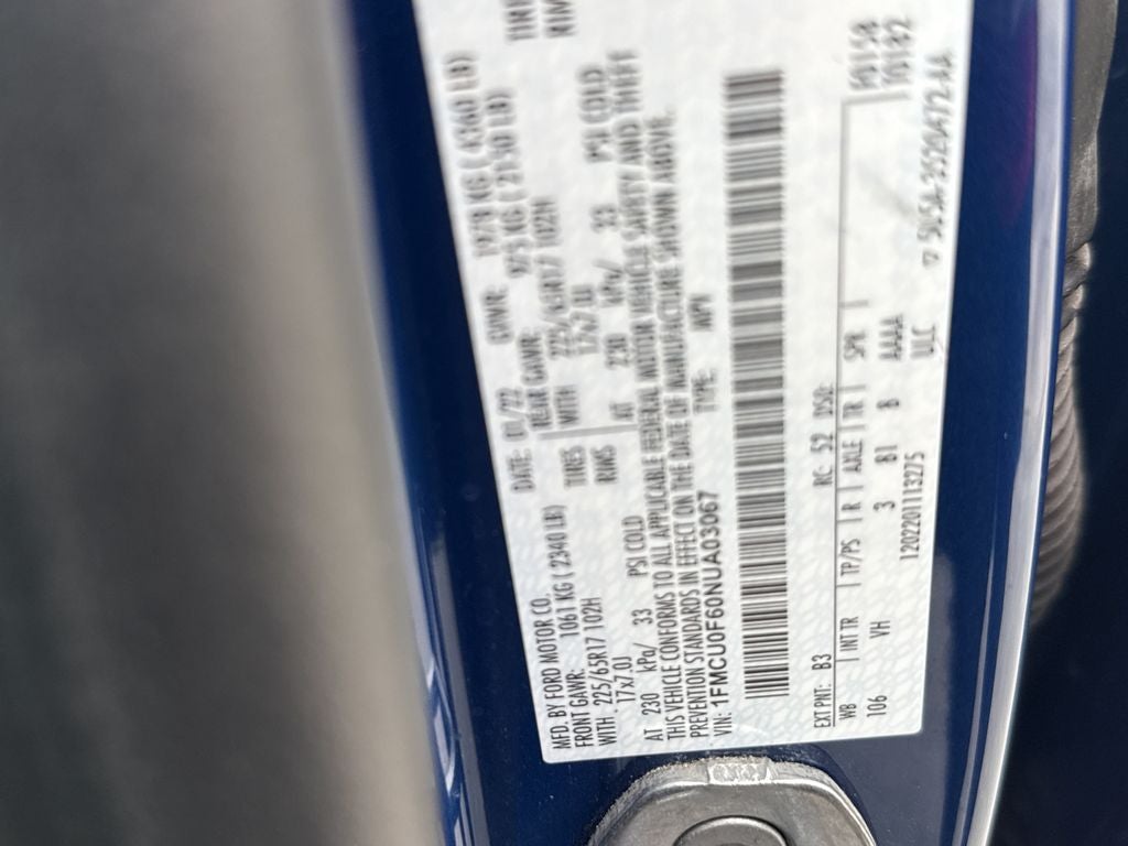 2022 Ford Escape S
