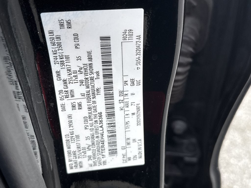 2020 Ford Ranger XLT