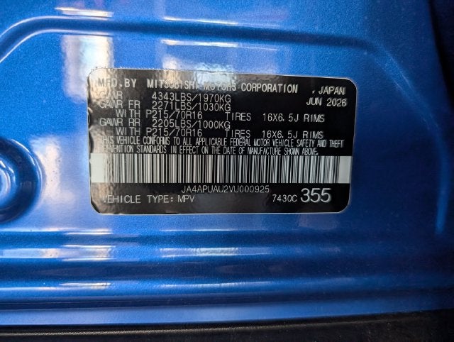 2027 Mitsubishi Outlander Sport Base