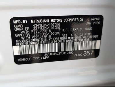 2026 Mitsubishi Outlander Sport Base