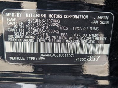 2026 Mitsubishi Outlander Sport 2.0 LE