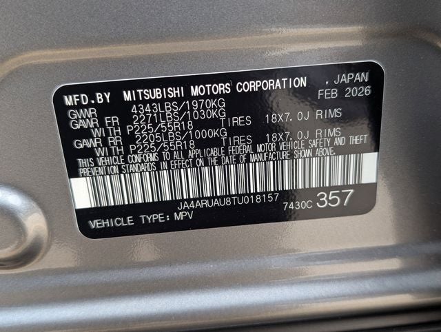 2026 Mitsubishi Outlander Sport 2.0 ES