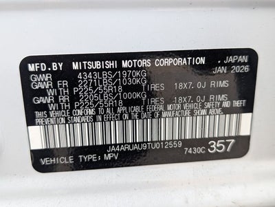 2026 Mitsubishi Outlander Sport 2.0 ES