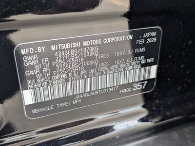 2026 Mitsubishi Outlander Sport 2.0 ES