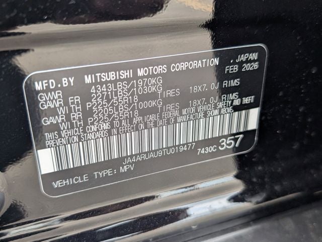 2026 Mitsubishi Outlander Sport 2.0 ES