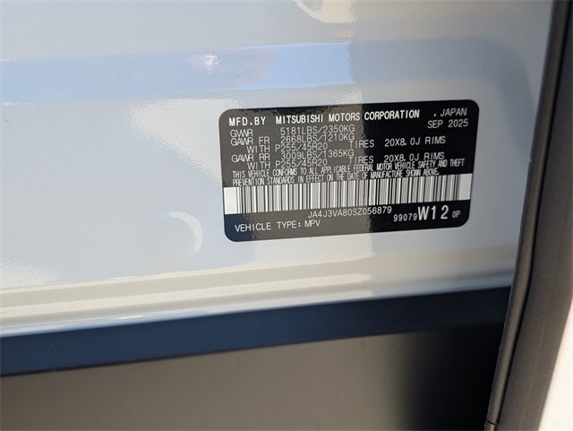 2025 Mitsubishi Outlander SE