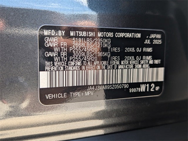 2025 Mitsubishi Outlander SE