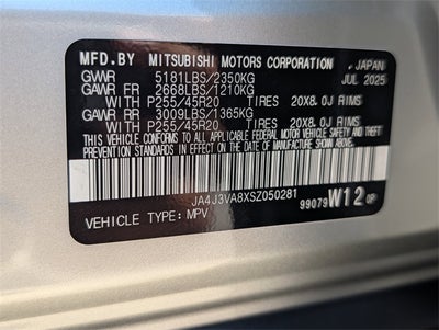 2025 Mitsubishi Outlander SE