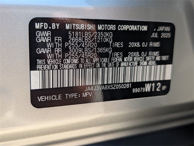 2025 Mitsubishi Outlander SE