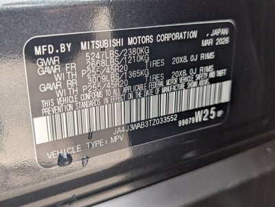2026 Mitsubishi Outlander Black Edition