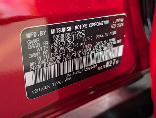 2026 Mitsubishi Outlander Ralliart