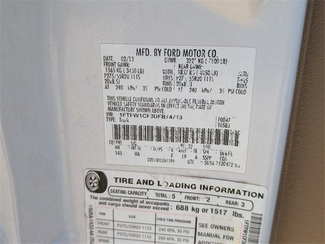 2013 Ford F-150 Lariat