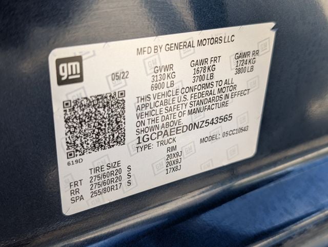 2022 Chevrolet Silverado 1500 LTZ