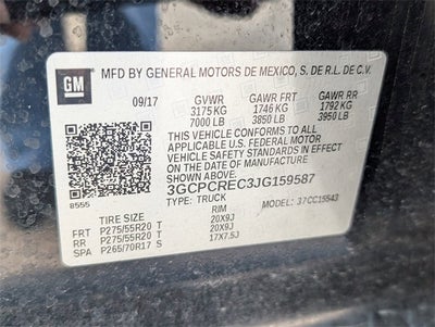 2018 Chevrolet Silverado 1500 LT LT1