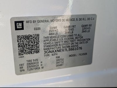 2020 Chevrolet Equinox Premier