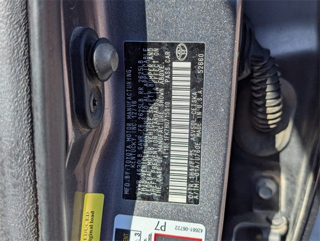 2017 Toyota Camry SE