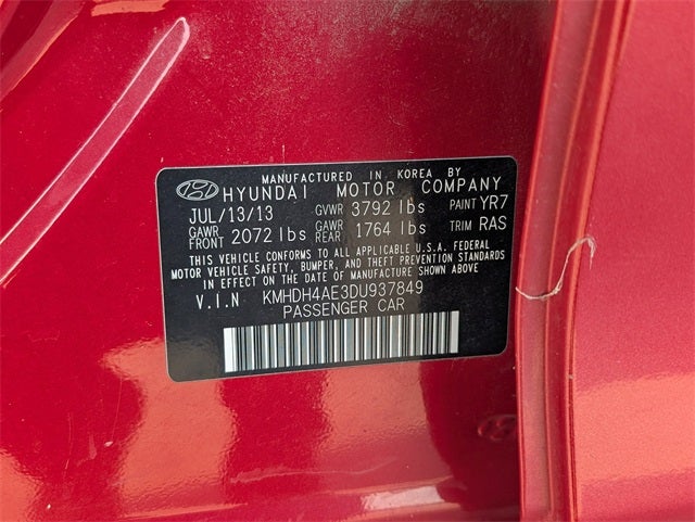 2013 Hyundai Elantra GLS