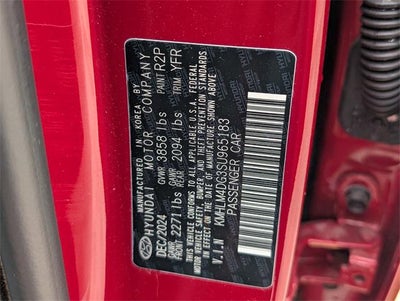 2025 Hyundai Elantra SEL Sport