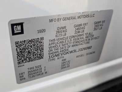 2020 Chevrolet Traverse LT Cloth