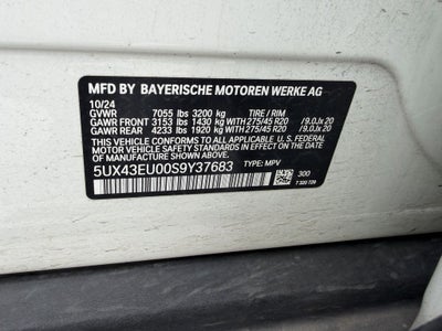 2025 BMW X5 xDrive50e
