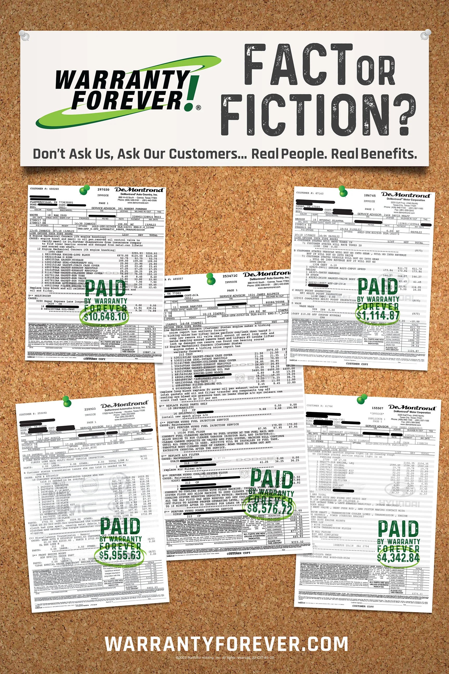 WARRANTY FOREVER - FACT OR FICTION