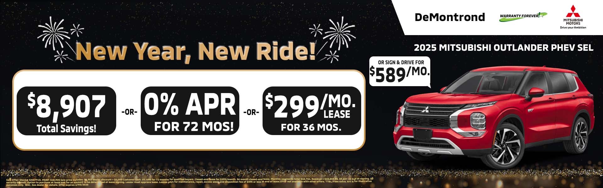 2025 MITSUBISHI OUTLANDER PHEV SEL