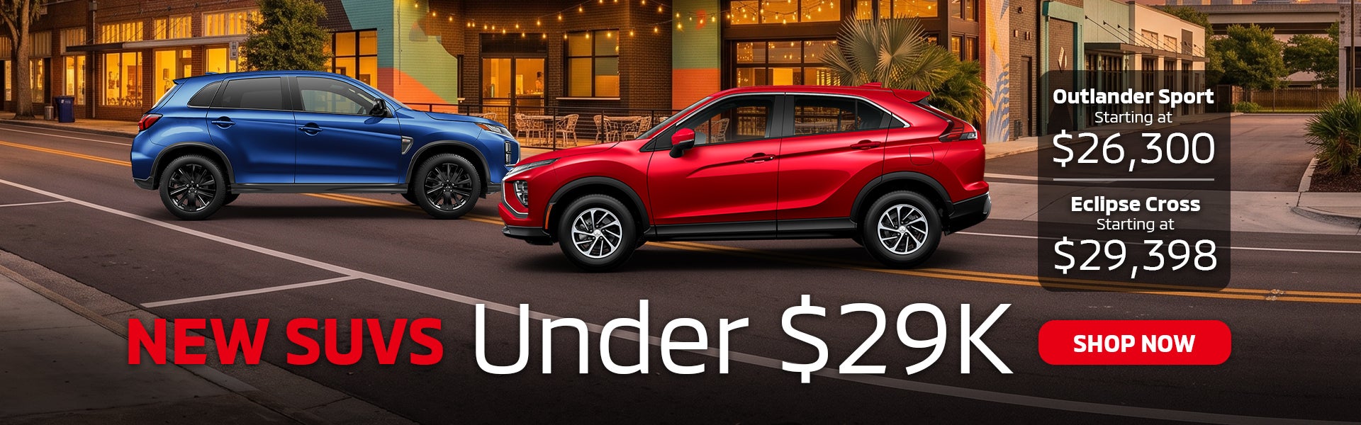 New SUVs Under $29K