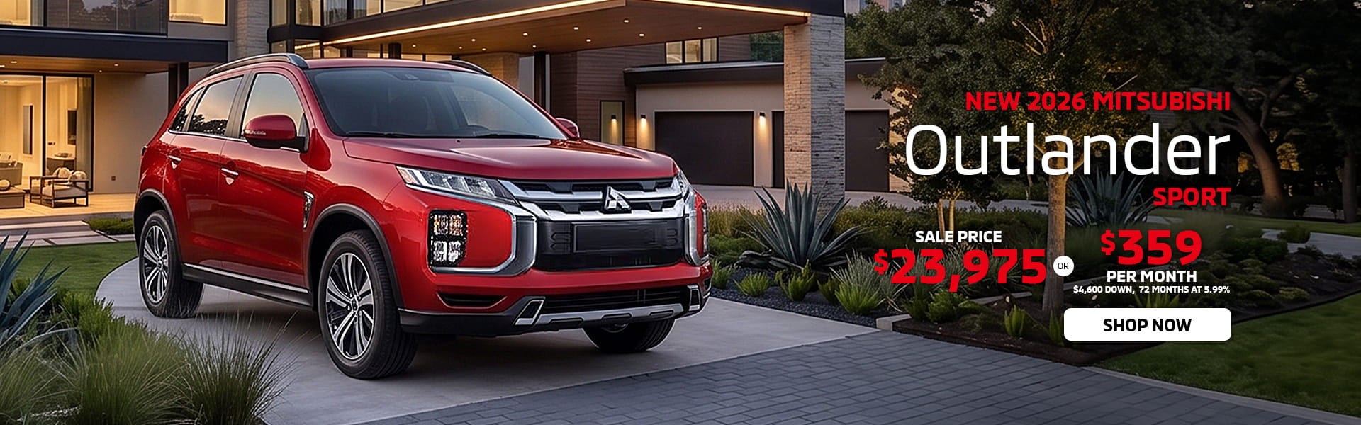 New 2026 Outlander Sport
