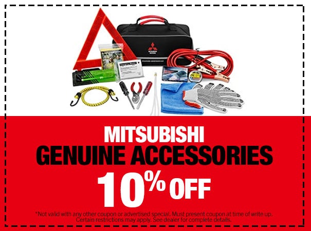 GENUINE ACCESSORIES | DeMontrond Mitsubishi Specials Texas City, TX